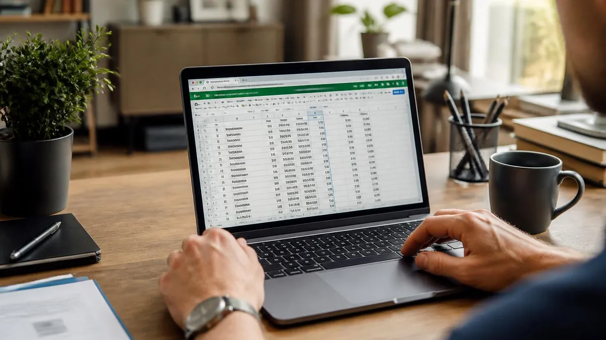 Excel Spreadsheet - Microsoft Excel certification study resource