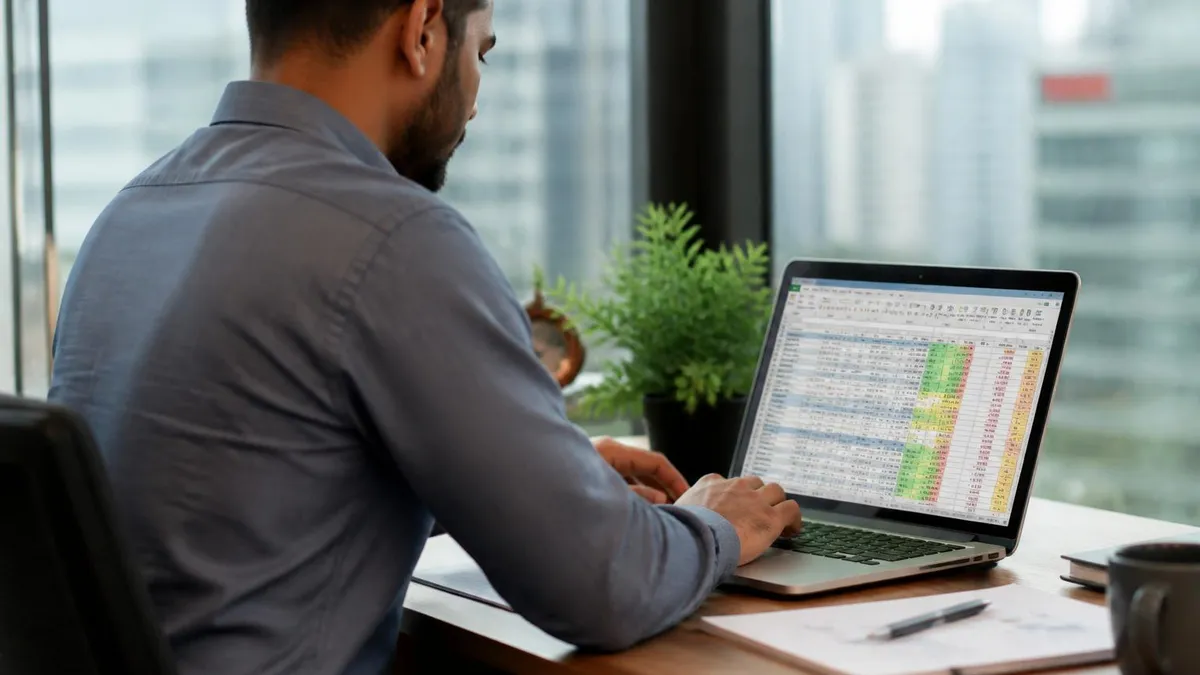 Excel Spreadsheet - Microsoft Excel certification study resource