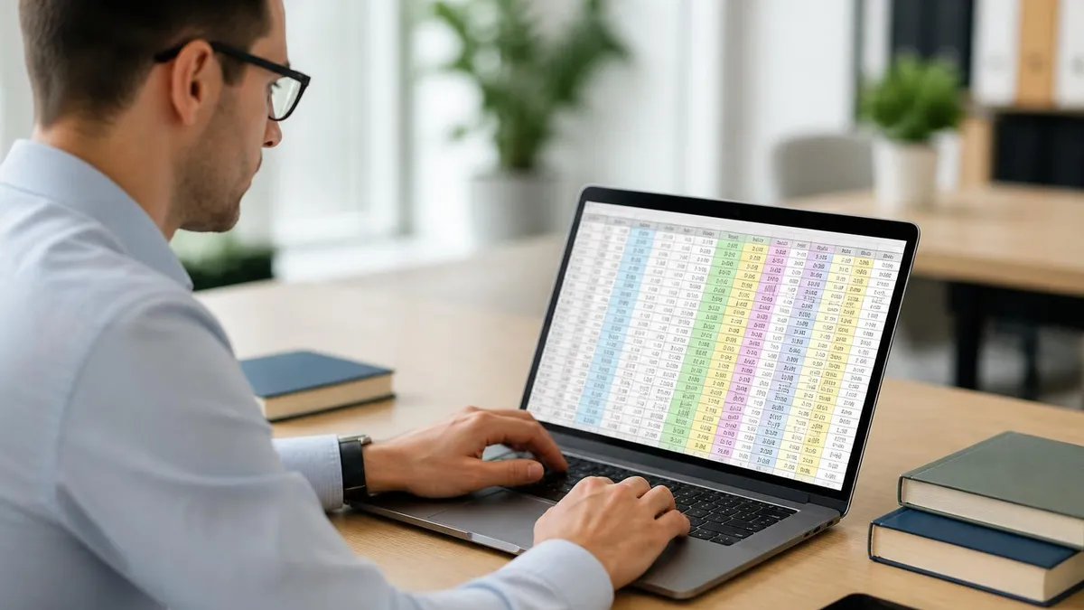 Excel Spreadsheet - Microsoft Excel certification study resource