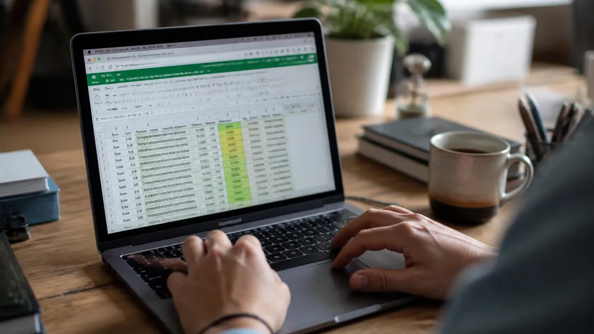 Excel Spreadsheet - Microsoft Excel certification study resource