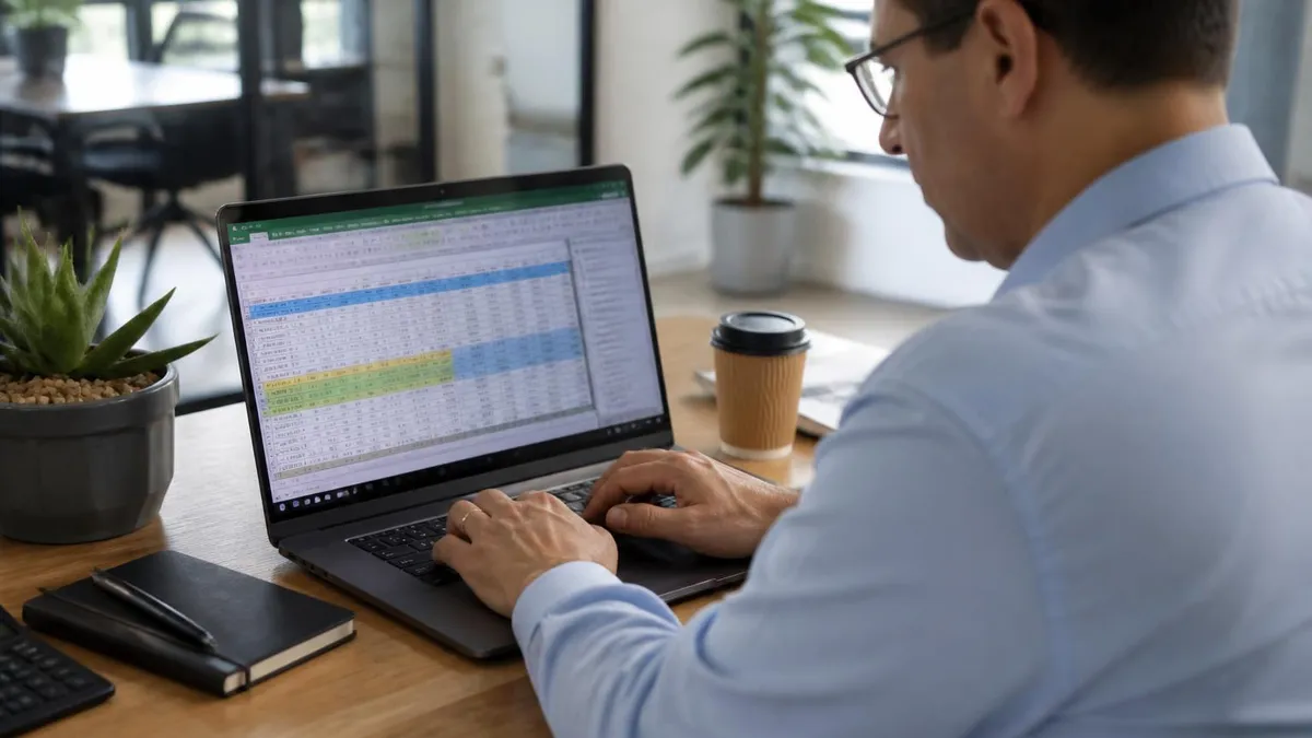 Excel Spreadsheet - Microsoft Excel certification study resource