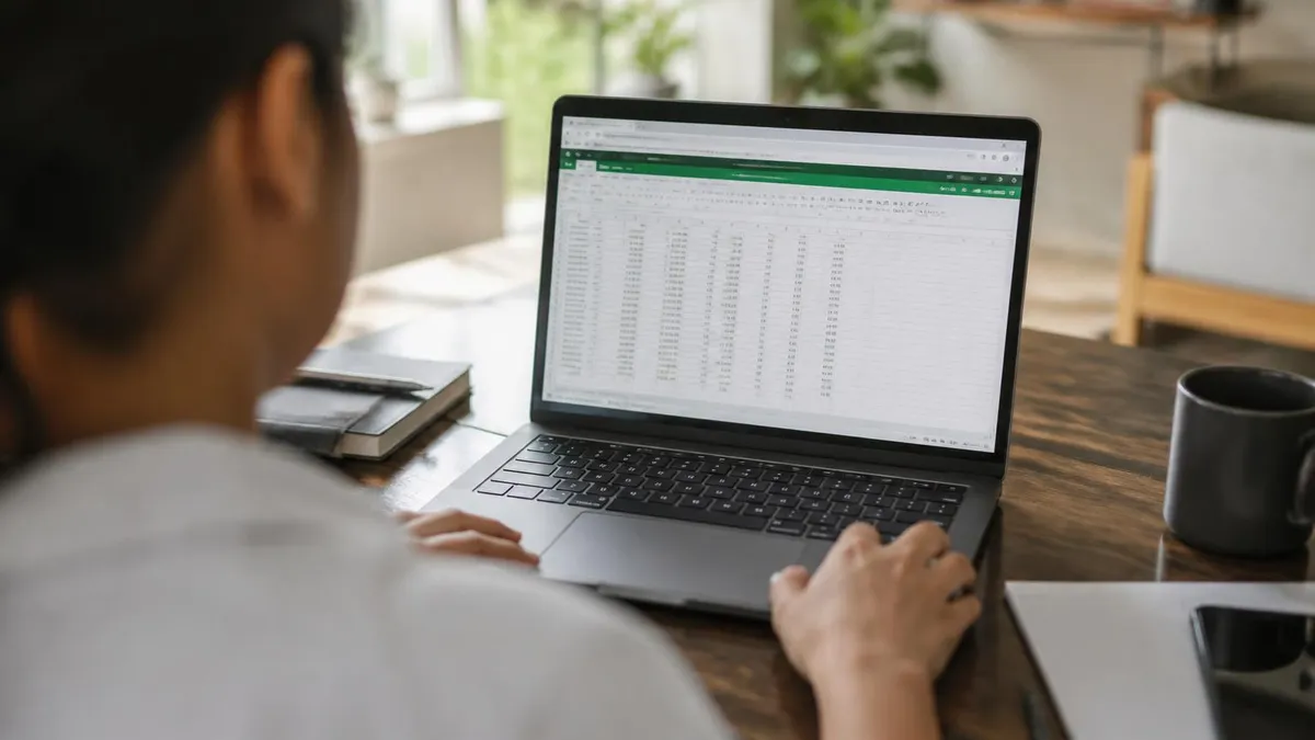 Excel Spreadsheet - Microsoft Excel certification study resource