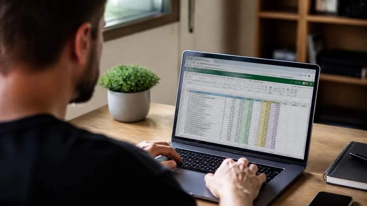 Excel Spreadsheet - Microsoft Excel certification study resource