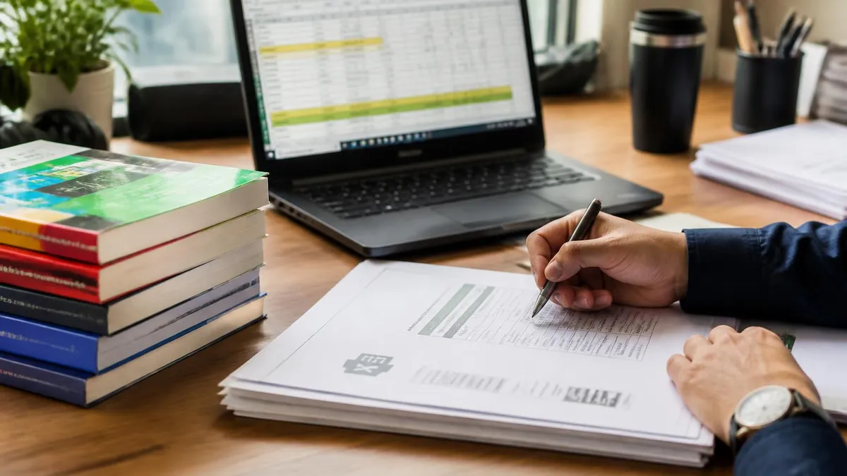 Excel Spreadsheet - Microsoft Excel certification study resource