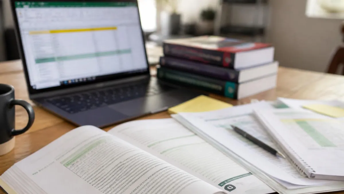 Excel Spreadsheet - Microsoft Excel certification study resource