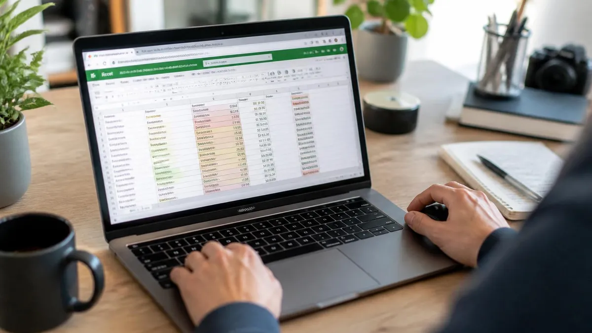 Excel Spreadsheet - Microsoft Excel certification study resource