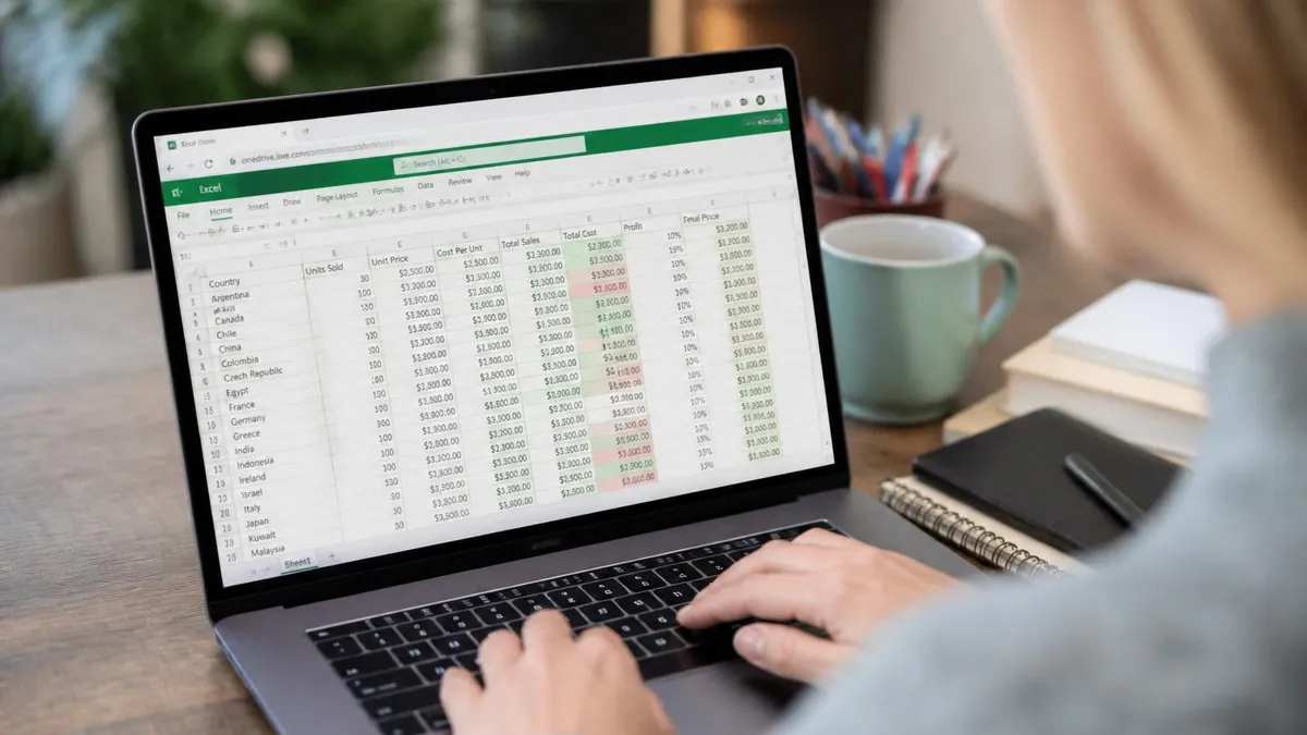 Excel Spreadsheet - Microsoft Excel certification study resource