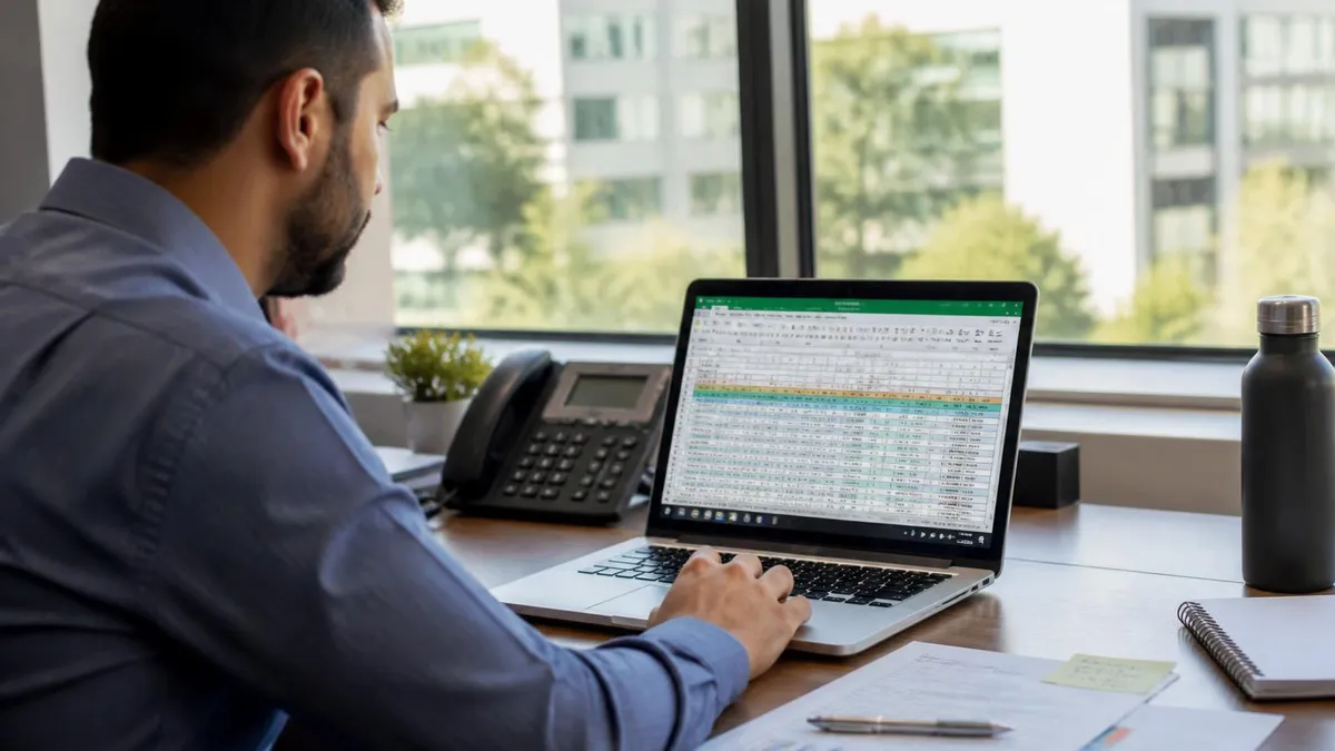 Excel Spreadsheet - Microsoft Excel certification study resource