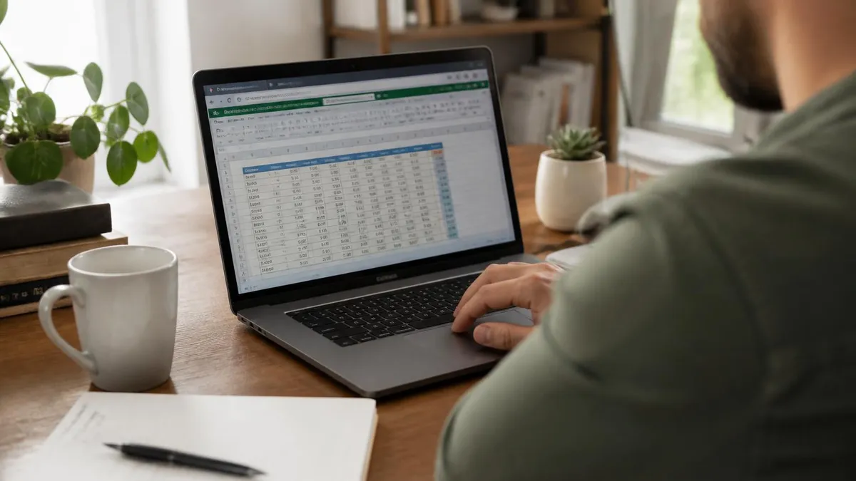 Excel Spreadsheet - Microsoft Excel certification study resource