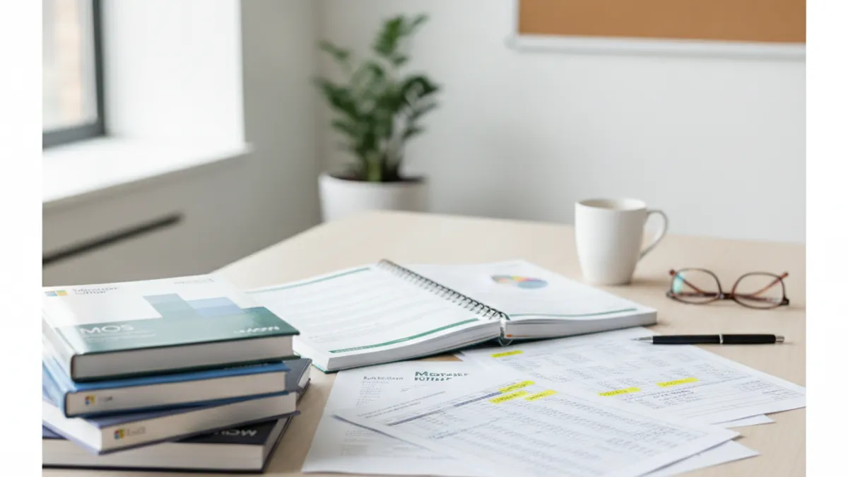 Excel Spreadsheet - Microsoft Excel certification study resource