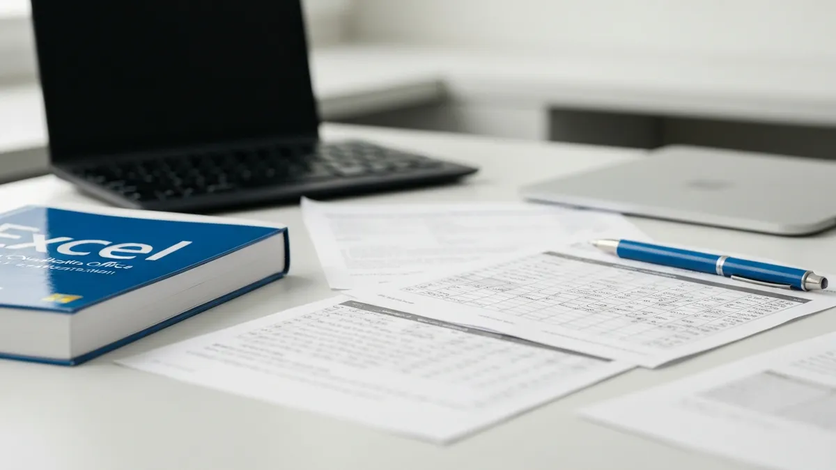 Excel Spreadsheet - Microsoft Excel certification study resource
