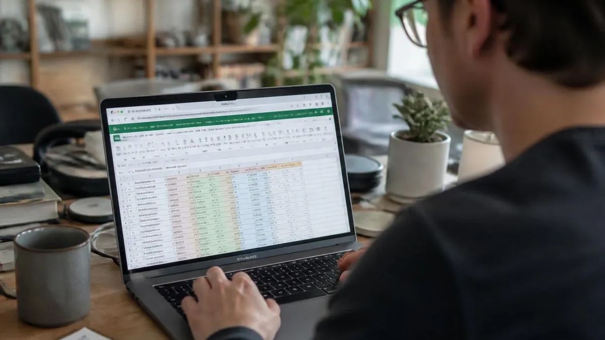 Excel Spreadsheet - Microsoft Excel certification study resource
