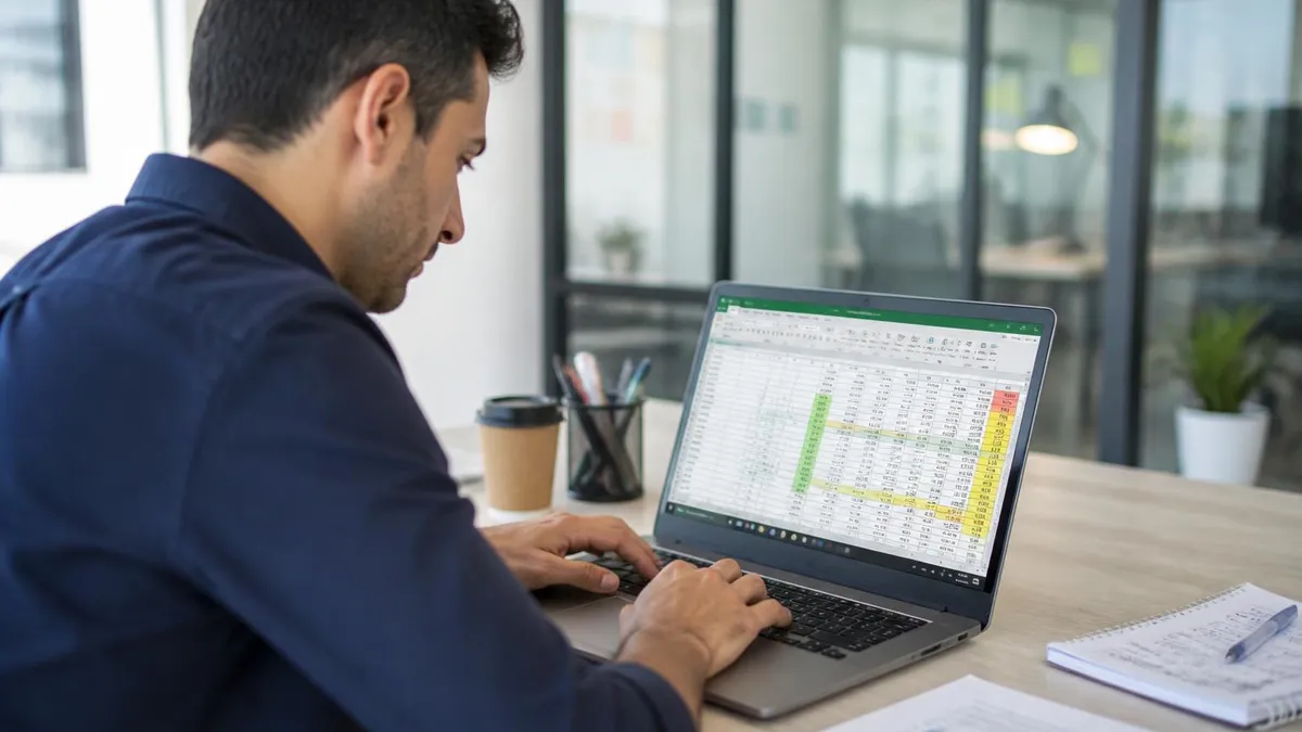 Excel Spreadsheet - Microsoft Excel certification study resource