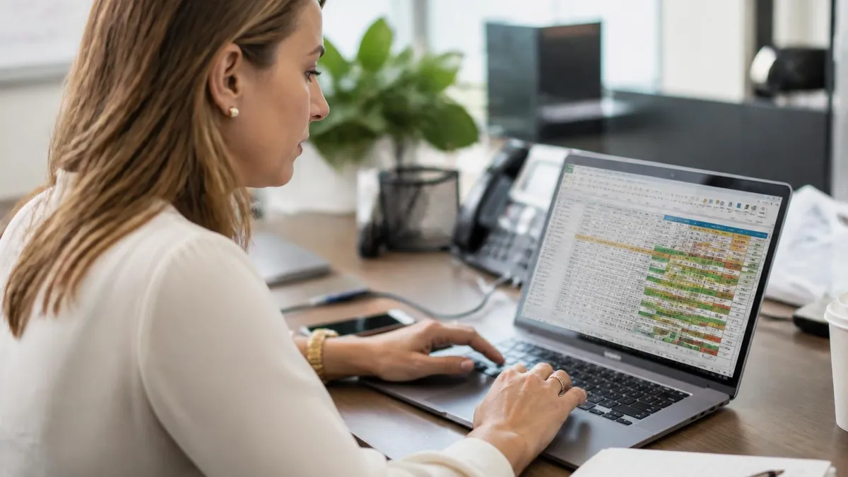 Excel Spreadsheet - Microsoft Excel certification study resource