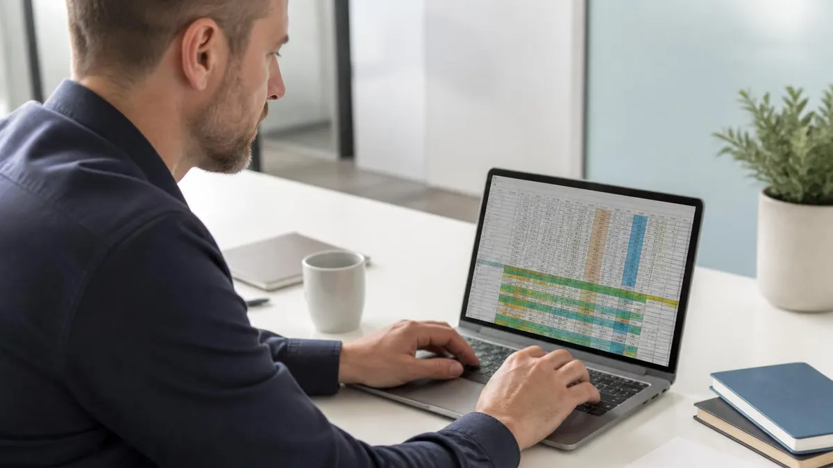 Excel Spreadsheet - Microsoft Excel certification study resource