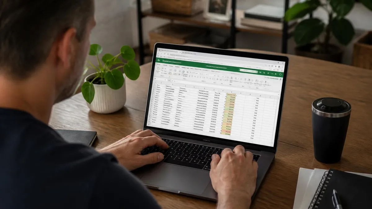 Excel Spreadsheet - Microsoft Excel certification study resource
