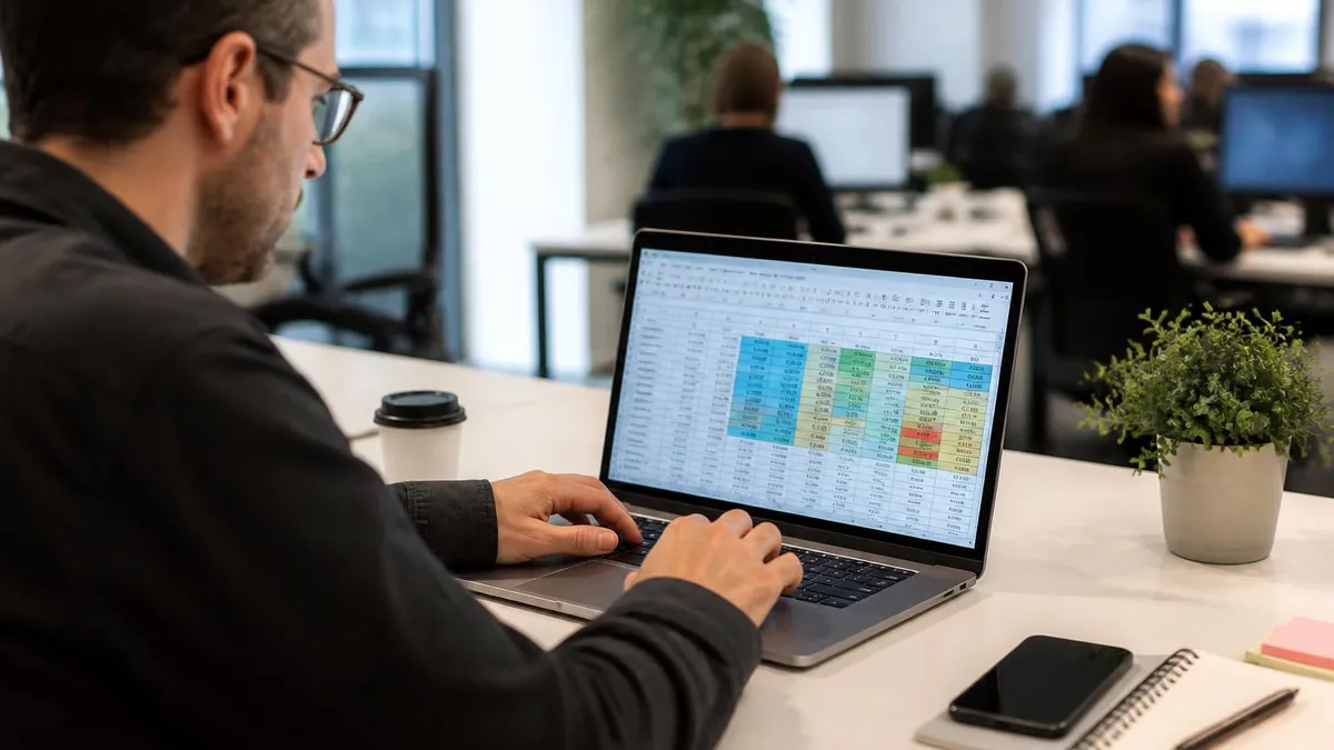 Excel Spreadsheet - Microsoft Excel certification study resource