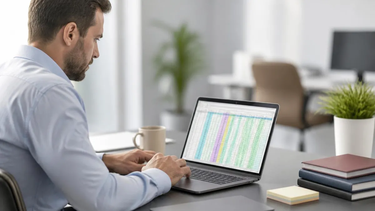 Personal Budget Excel Template - Microsoft Excel certification study resource