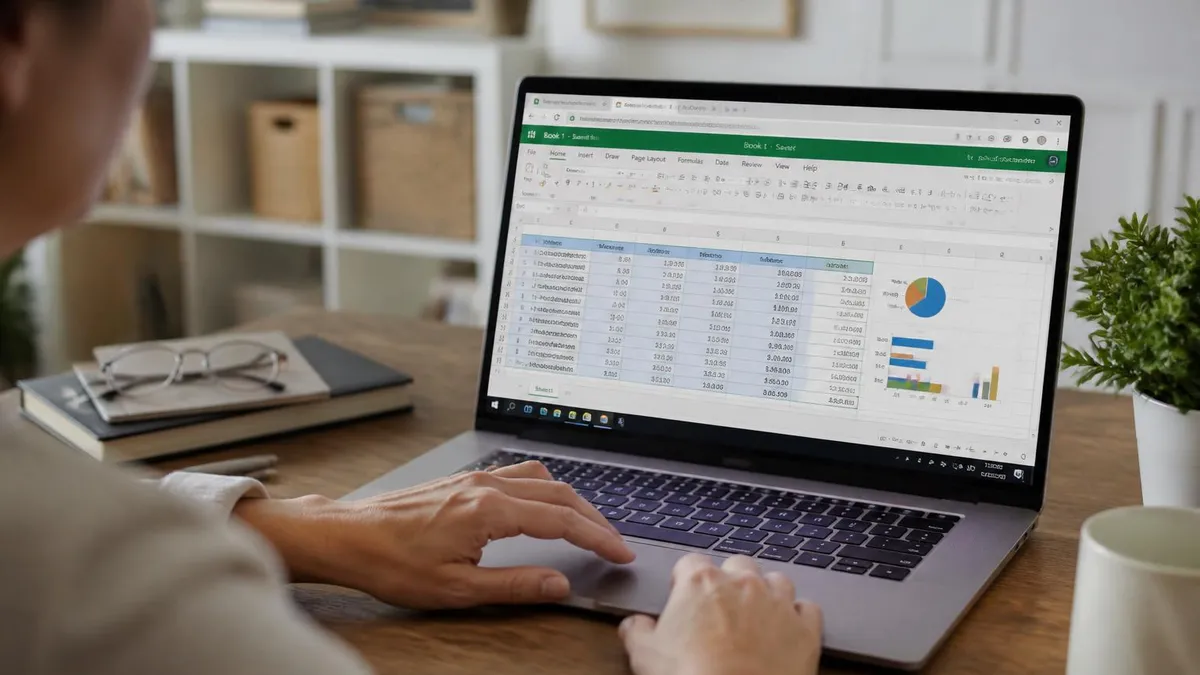 Profit and Loss Statement Excel Template - Microsoft Excel certification study resource