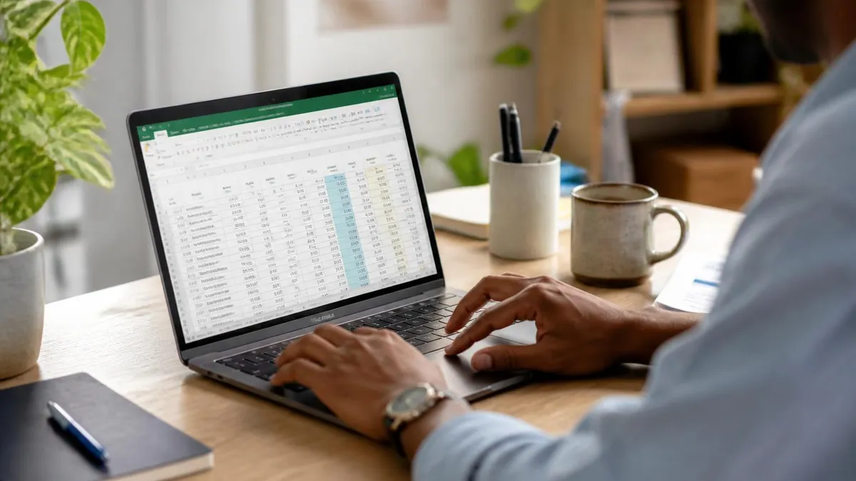 Excel Spreadsheet - Microsoft Excel certification study resource