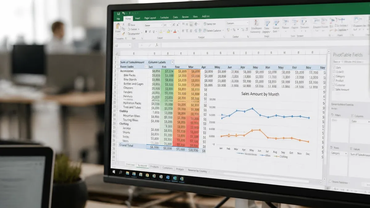 Excel Spreadsheet - Microsoft Excel certification study resource