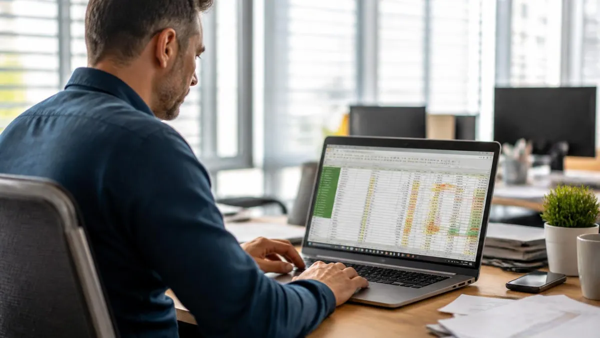 Excel Spreadsheet - Microsoft Excel certification study resource