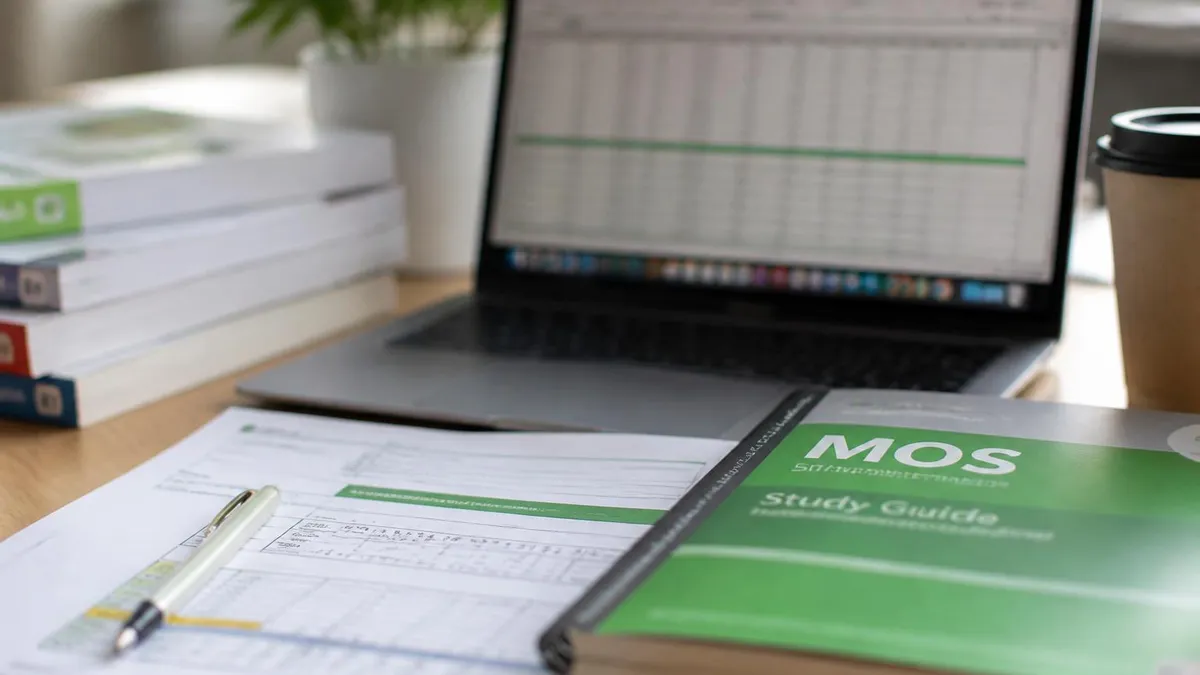 Sum Excel Formula - Microsoft Excel certification study resource