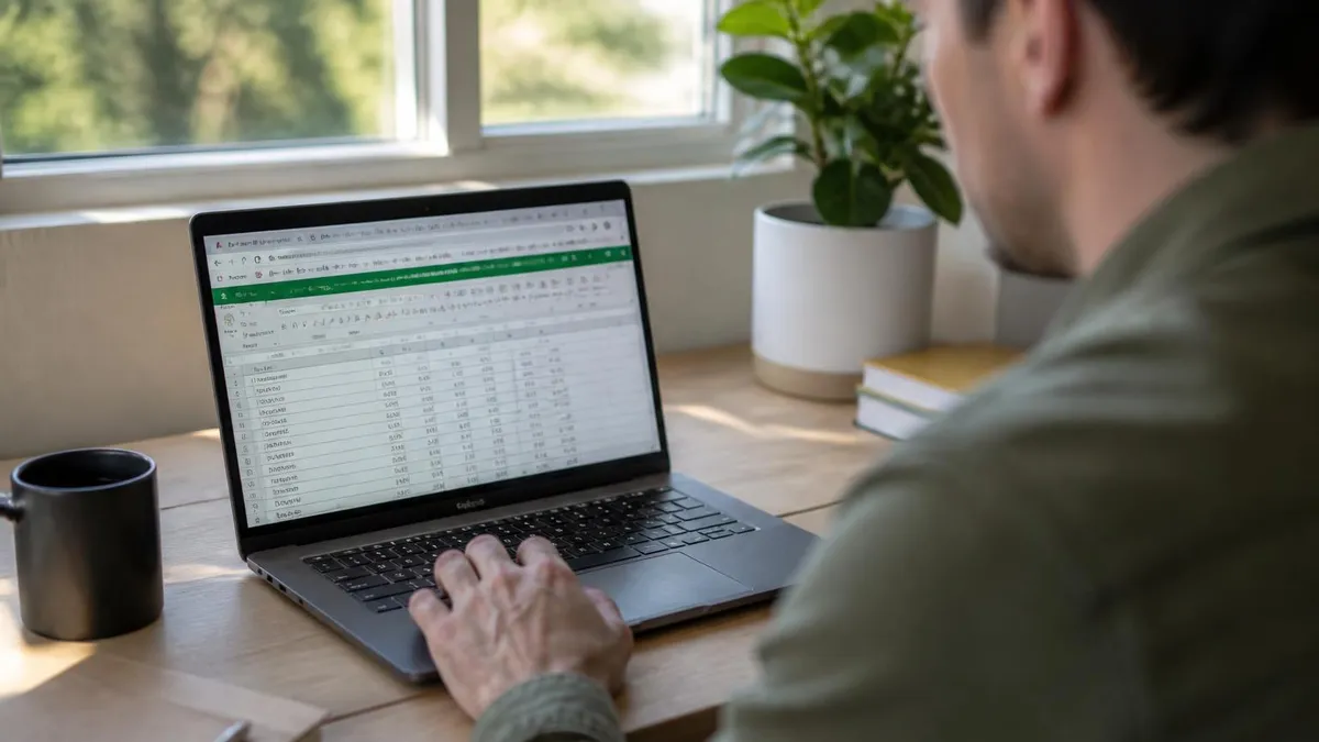 Excel Spreadsheet - Microsoft Excel certification study resource