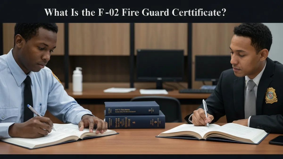 What is the F-02 Fire Guard Certificate? - F02 - NYC Fire Guard F-02 certification study resource