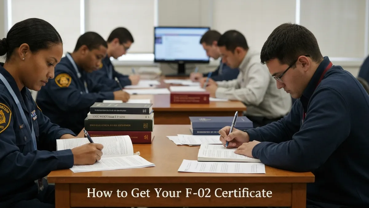 How to Get Your F-02 Certificate - F02 - NYC Fire Guard F-02 certification study resource