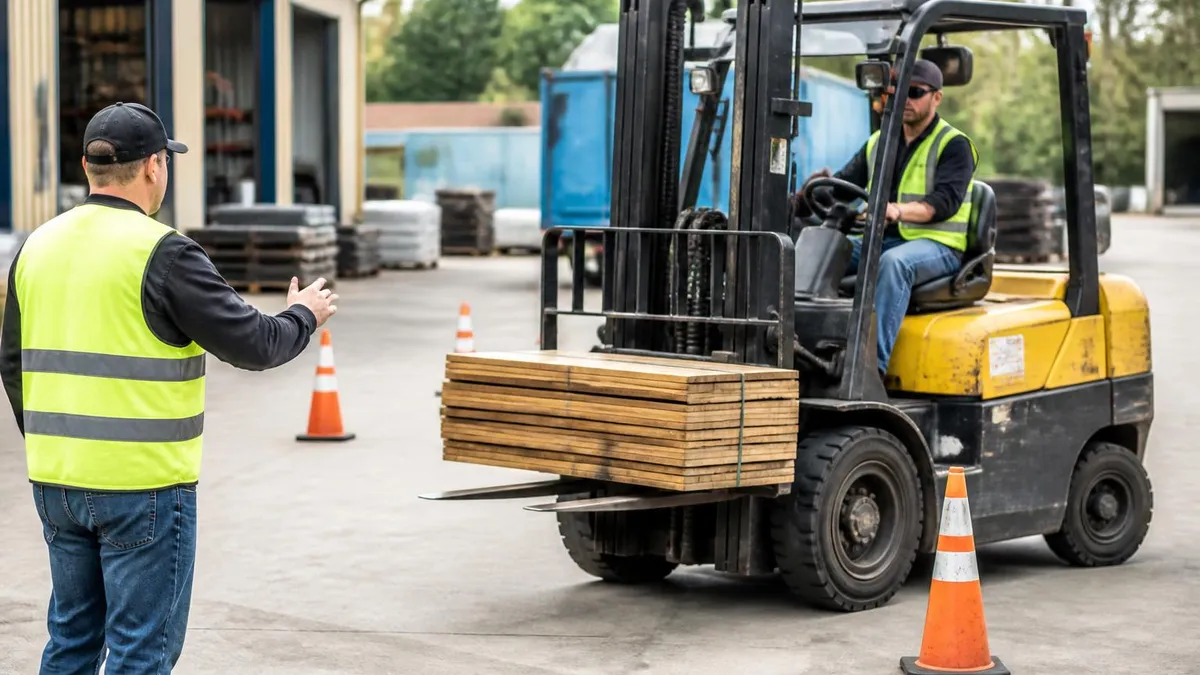 Forklift Stability Triangle - Forklift certification Certification certification study resource
