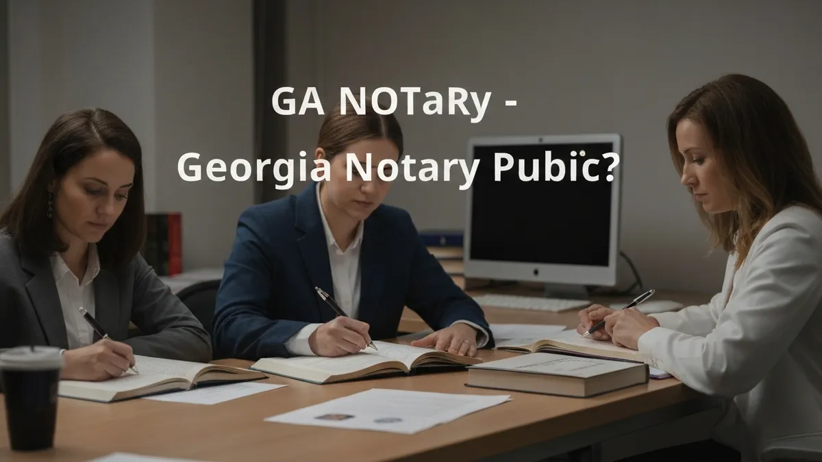What is a Georgia Notary Public? - GA Notary - Georgia Notary Exam certification study resource
