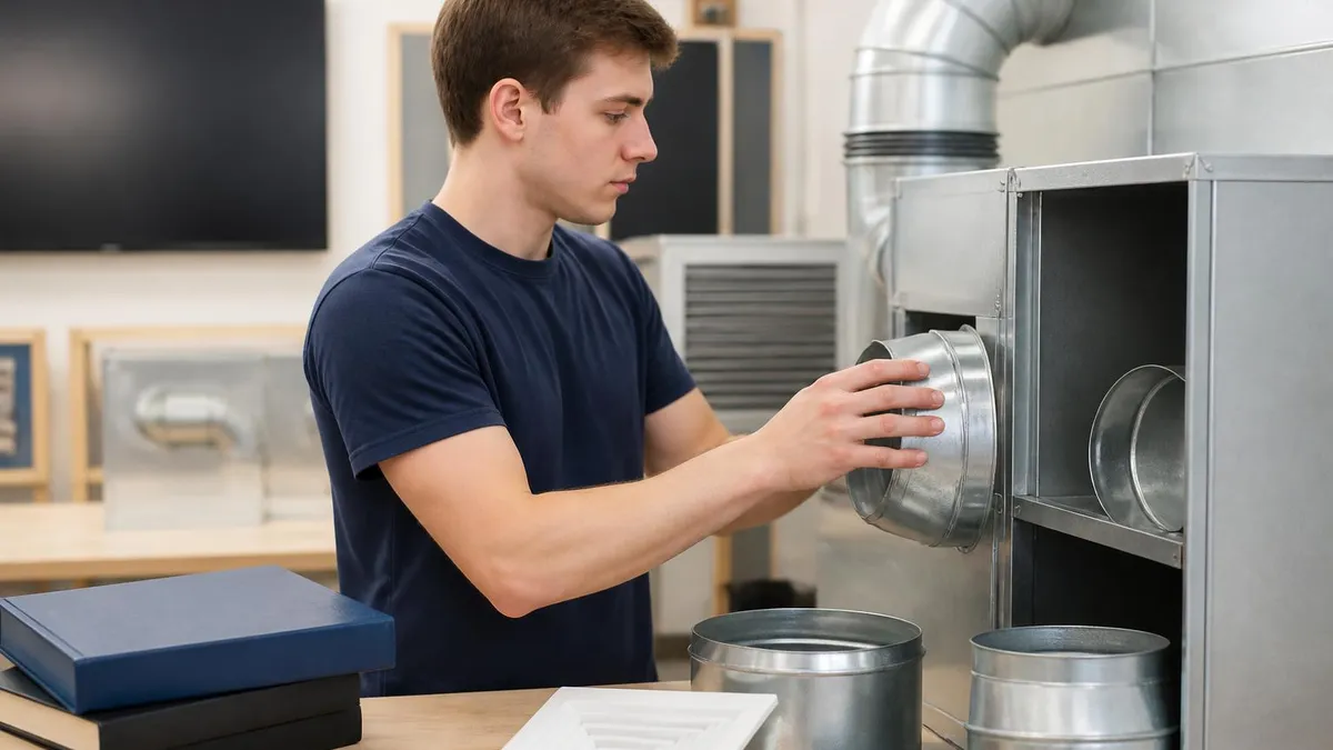 Common Hvac Duct Materials - HVAC - Heating Ventilation and Air Conditioning certification study resource