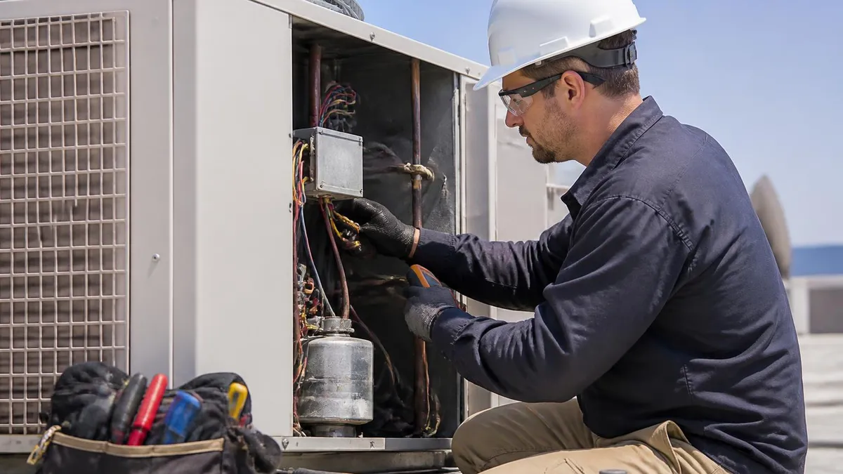 Component Identification Checklist Using Hvac Imag guide for HVAC - Heating Ventilation and Air Conditioning exam preparation