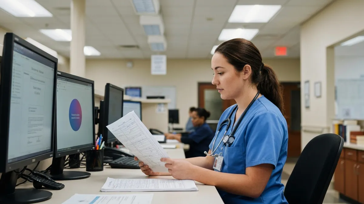 CNA duties in hospital - certified nursing assistant performing patient care tasks