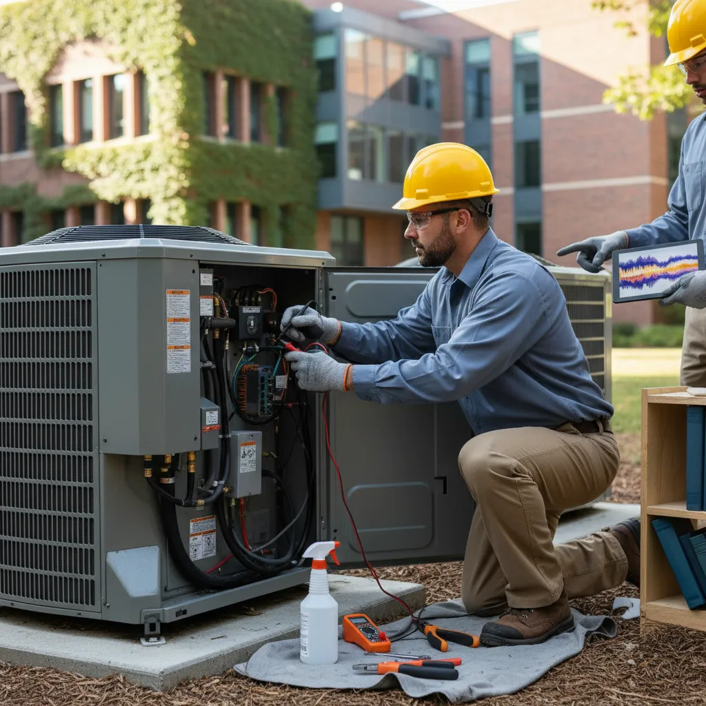 313D - Residential Air Conditioning Systems Mechanic Certification Proven Preparation Strategies study guide illustration