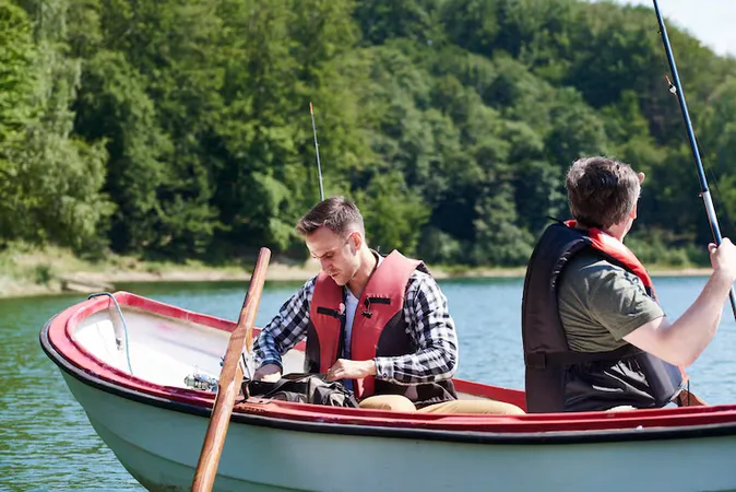 Son Father Boat Make Preparations Fish - American Canoe Association Instructor Certification study guide