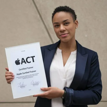 A Of A Woman Holding A Certificate Ddowd7lzrmstftcivt2fha Vnzyoxgjtzwojrfasikdvw X - Apple Certified Trainer study guide