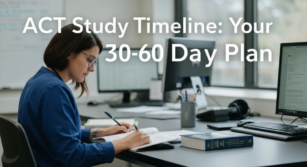 Act Study Timeline: Your 30-60 Day Plan guide - ACT - American College Testing certification study resource