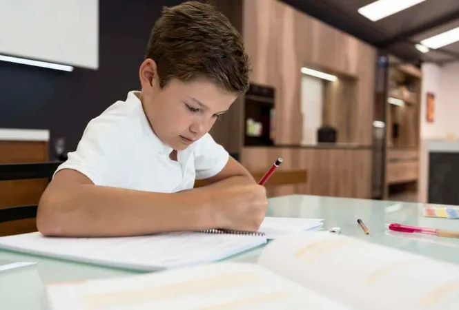 Adorable Young Boy Doing His Hom 1 - Blog study guide