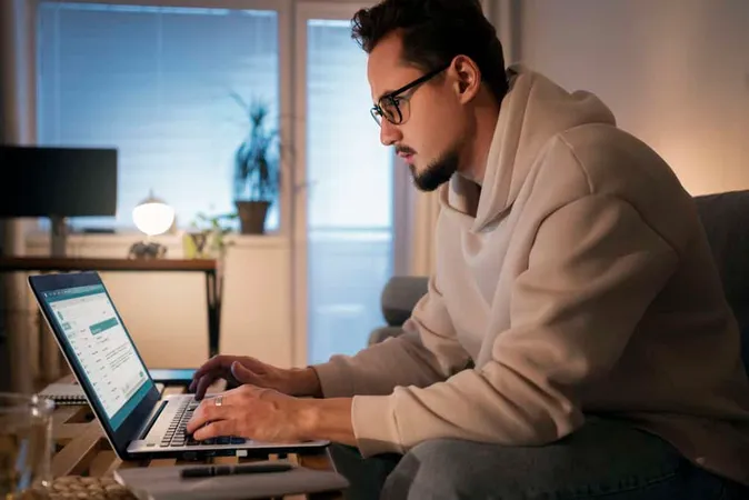 Adult Person Working Home Late N - Blog study guide