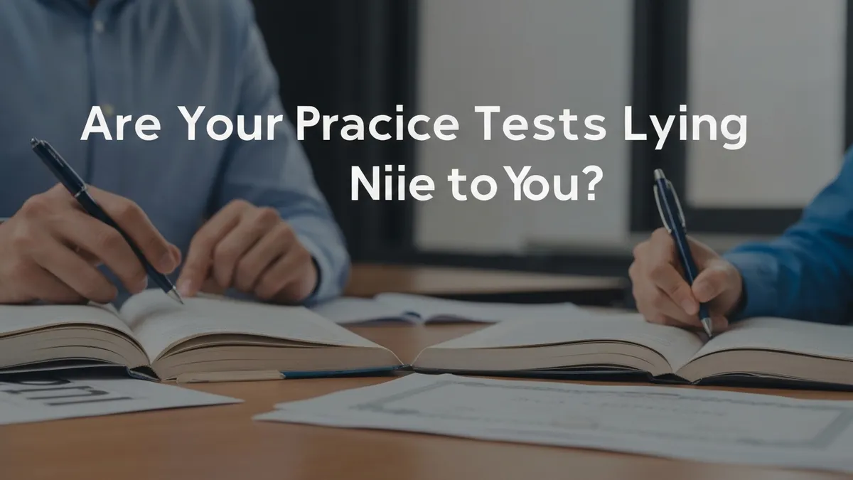 Are Your Practice Tests Lying to You? - Blog certification study resource