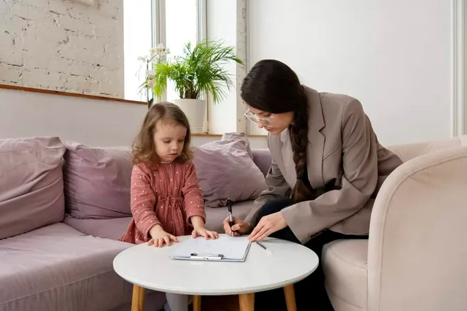 Child Doing Therapy Session With - Blog study guide