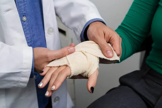 Close Up Doctor Bandaging Arm 1 - Blog study guide