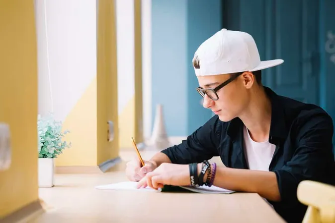 Concentrated Youngster Doing Hom - Blog study guide