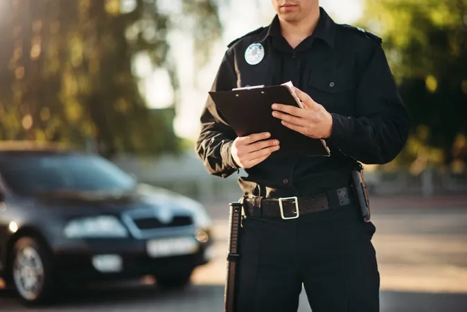 Cop With Notebook Hands Check Ca - Blog study guide