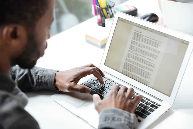 Cropped Serious Young Man Sitting Office Coworking X - Blog study guide