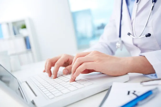 Doctor Looking Information Datab - Blog study guide