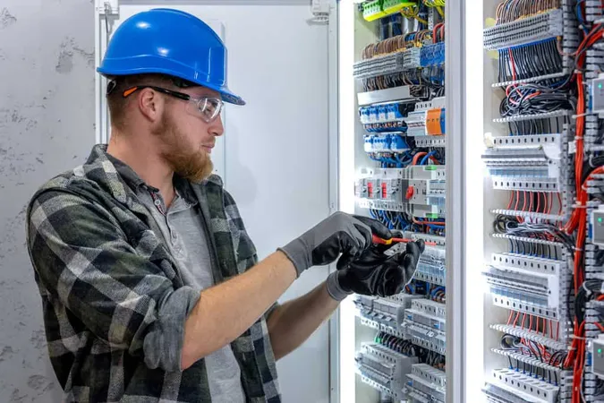 Electrician With Tablet Digital - Blog study guide