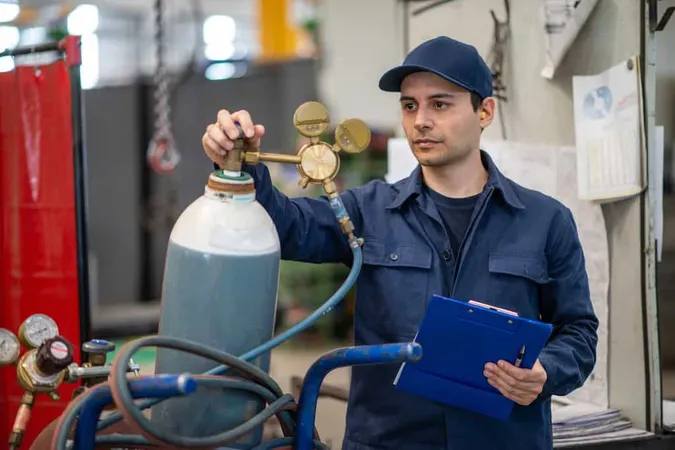 Inspector Checking Gas Tank Indu - Blog study guide